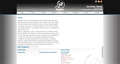 Desktop Screenshot of gonzalezreeds.com